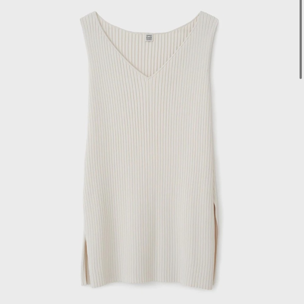 Totême Bolzano Knit Top - Ivory XS